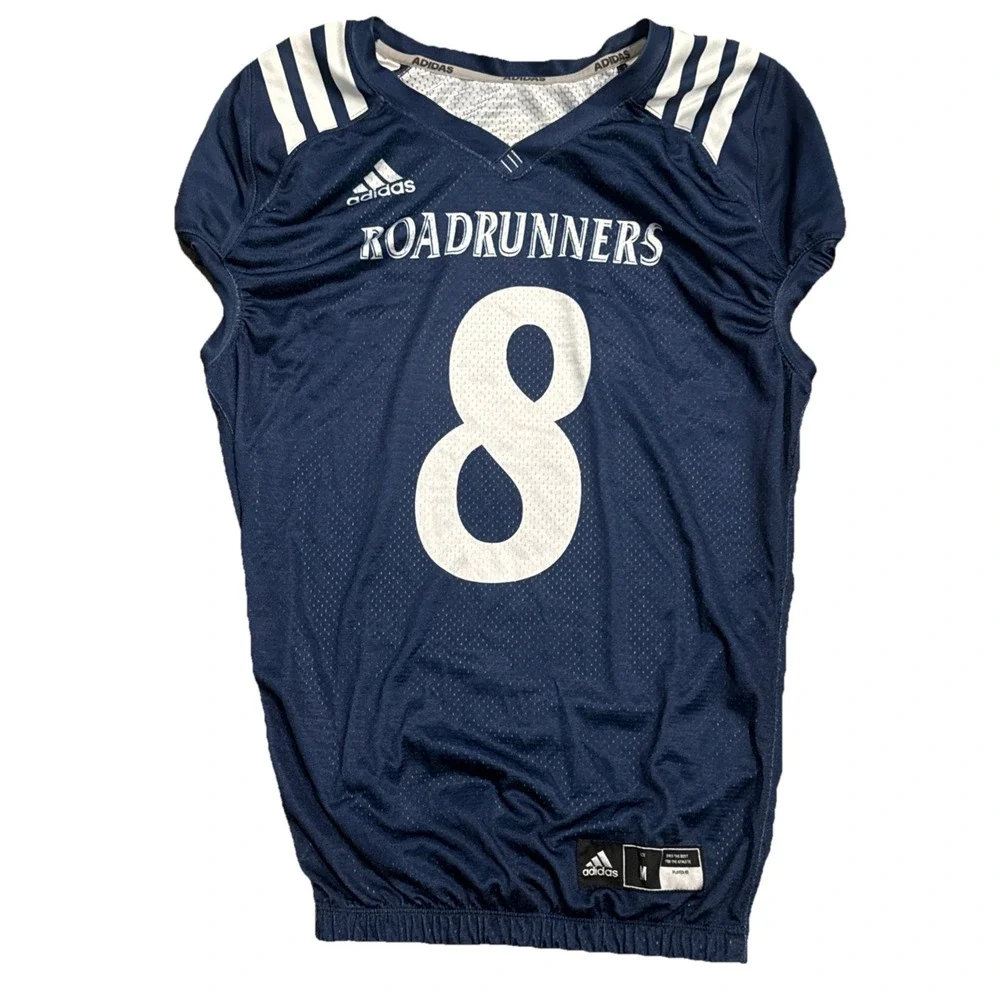 Adidas UTSA Roadrunners Football Practice Jersey Mens M Navy Blue Player Issued